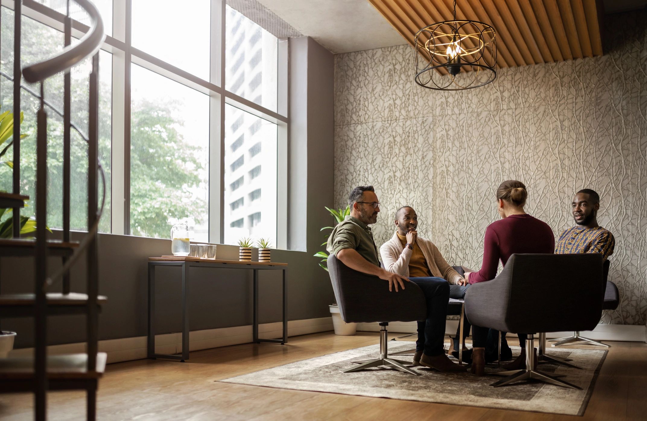 Business meeting in a modern office